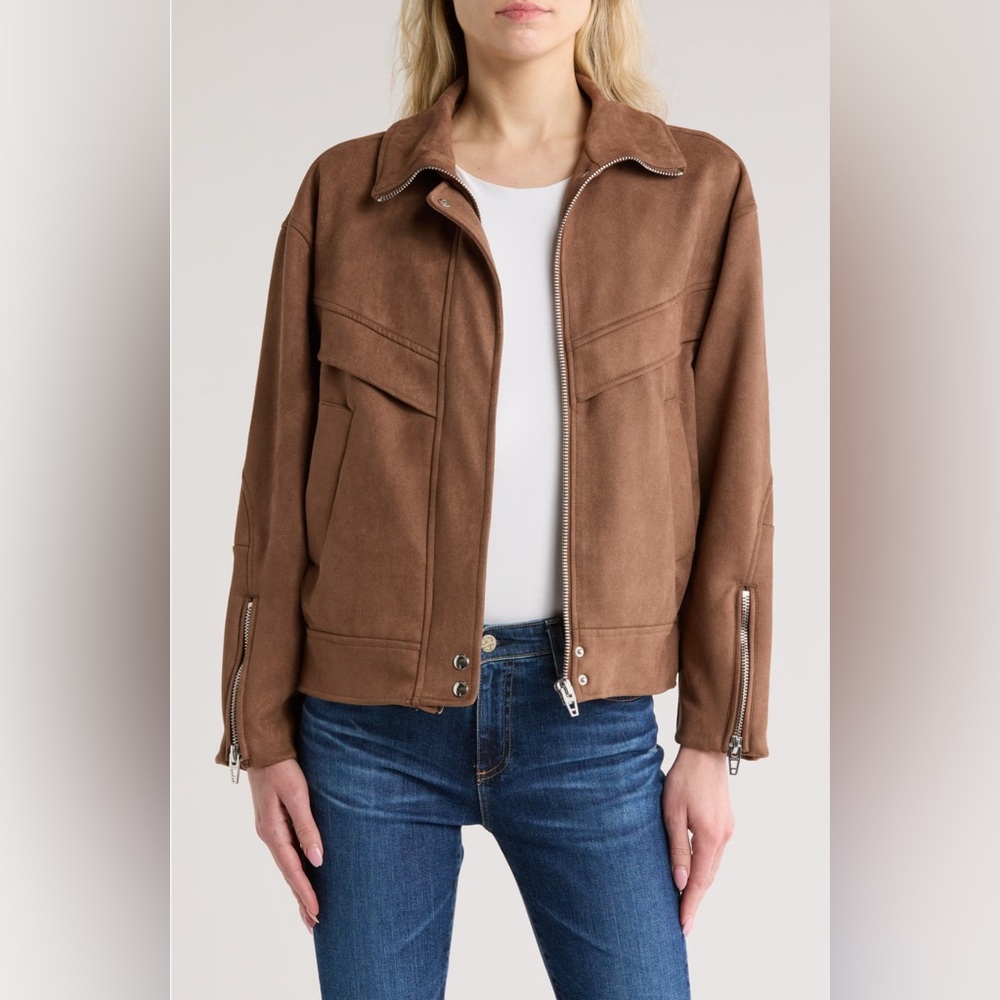 BLANK NYC Suede Jacket